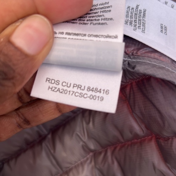 Mountain Hard Wear Nikwax Hydrophobic Down Jacket Size XS Red Ghost Whisperer - Picture 11 of 12